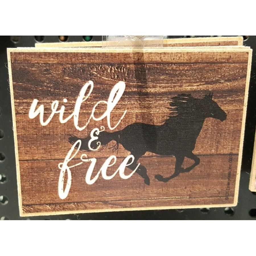 Wood Magnet (Wild and Free)