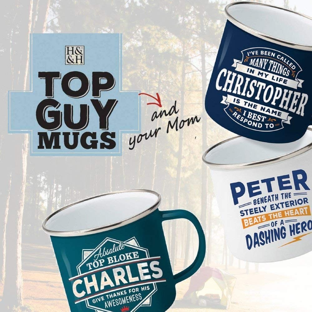 Top Guy Enamel Mugs (Adam)