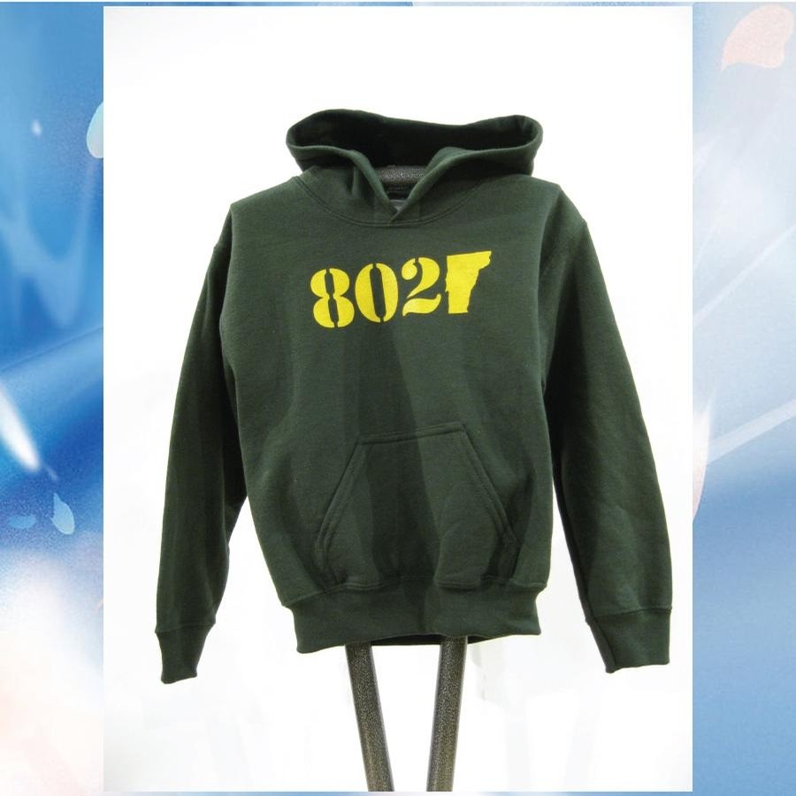 802 Classic Hood (kids) (Forest/Gold)