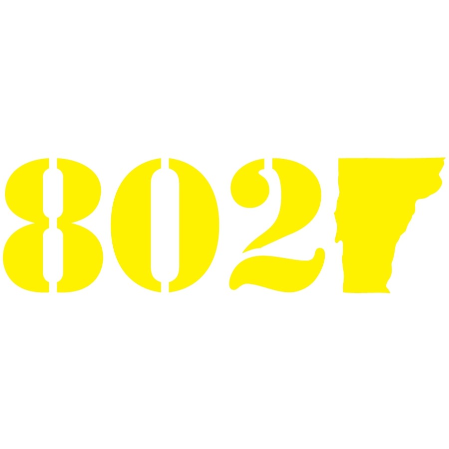 802 Classic Sticker (Neon Yellow)
