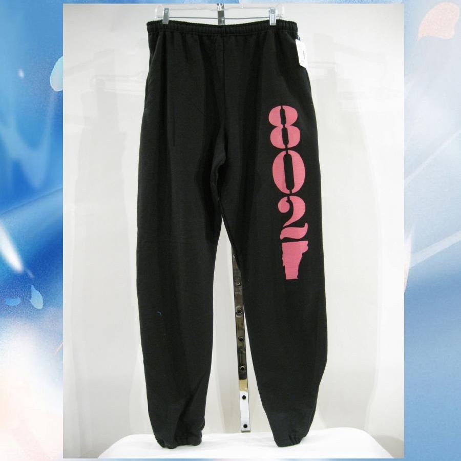 802 Classic 10oz Sweatpants (Black/Pink)