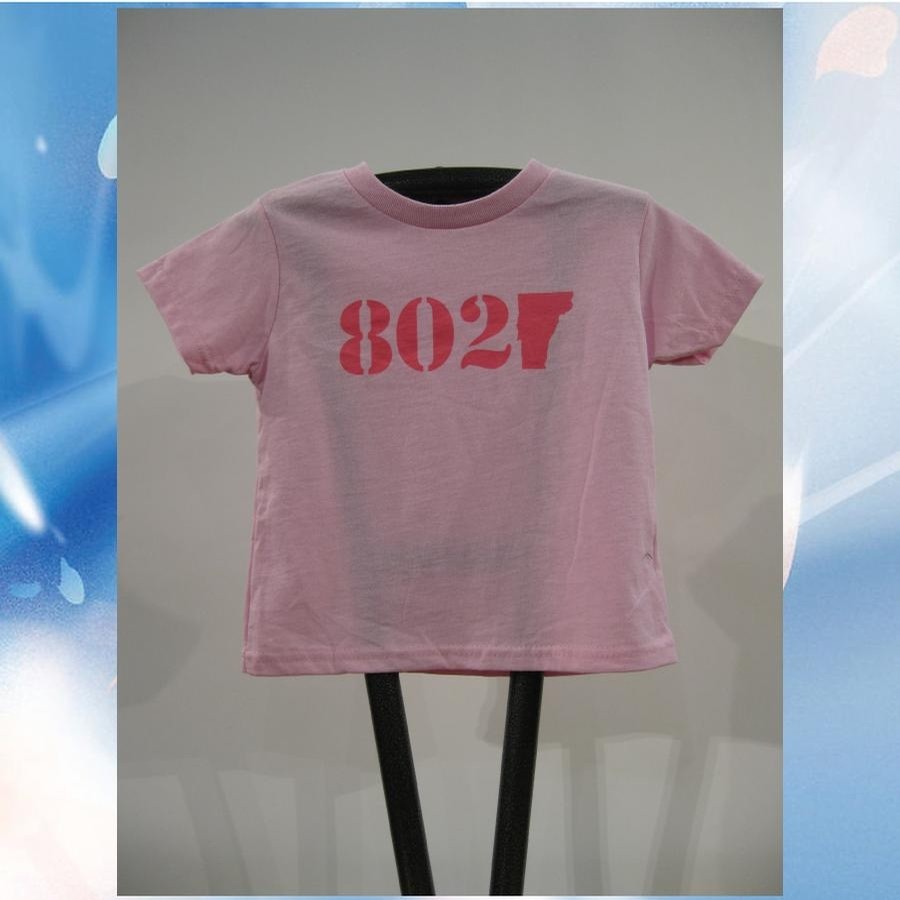 802 Classic Tee (toddler) (Light Pink/Hot Pink)