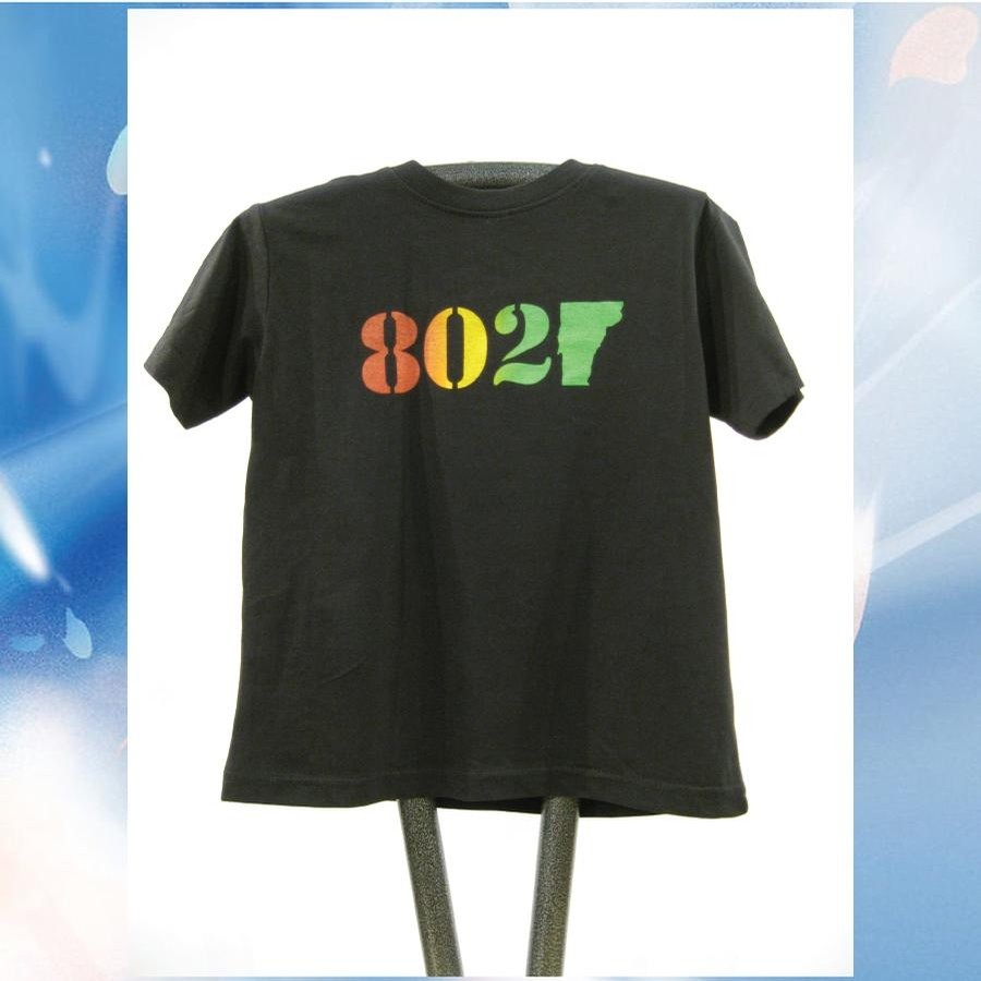 802 Classic Tee (toddler) (Black/Rasta)