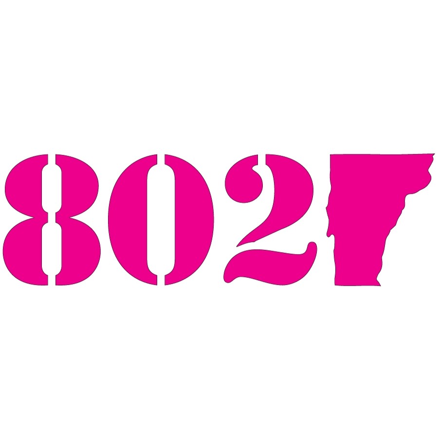 802 Classic Sticker (Neon Pink)