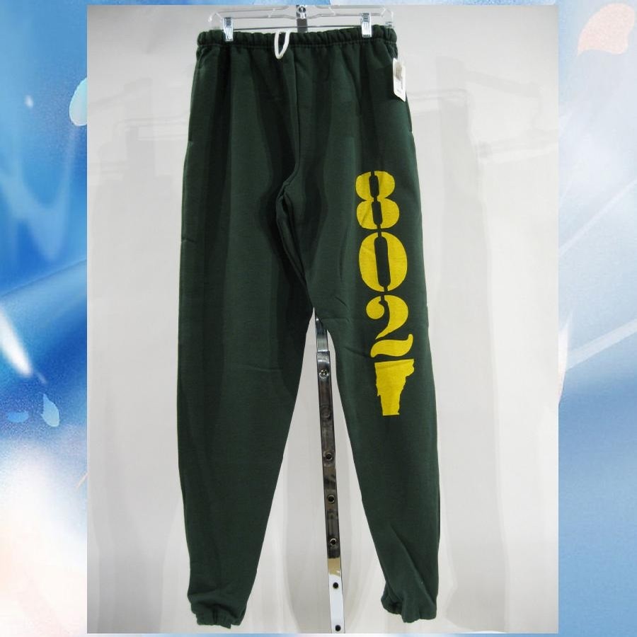 802 802 Classic 10oz Sweatpants (Forest/Yellow)