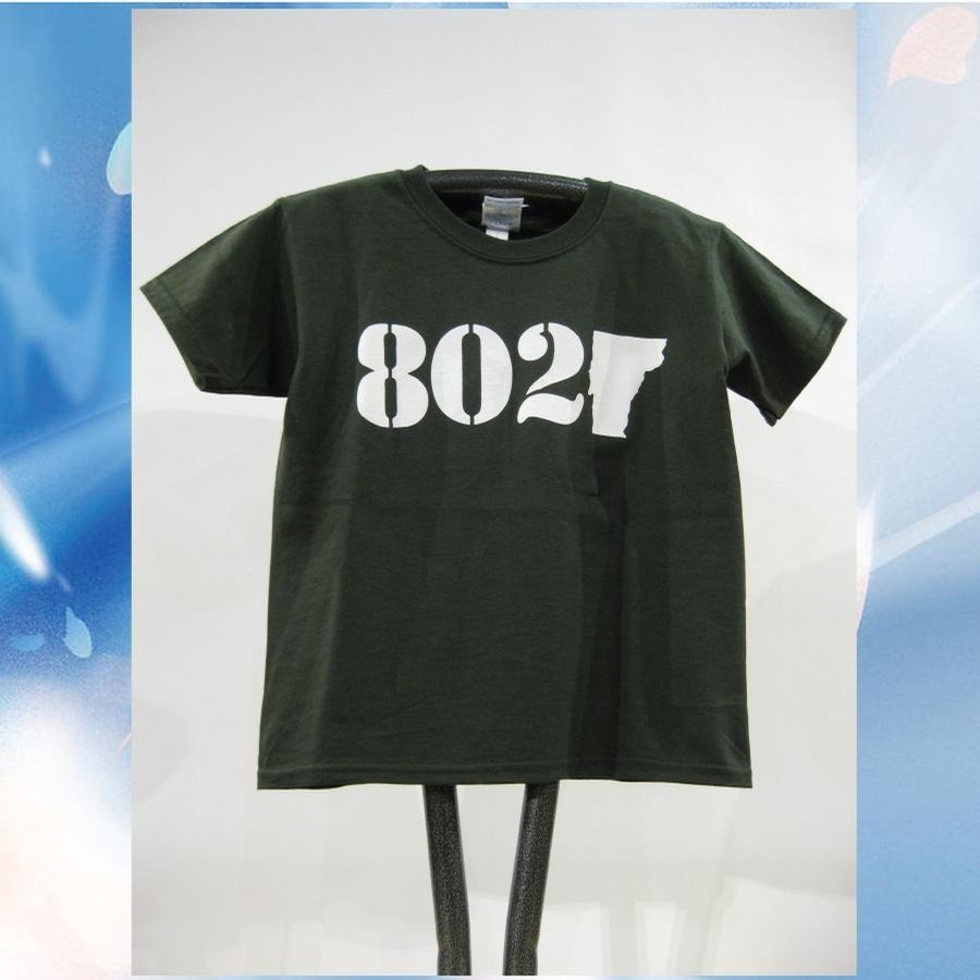 802 Classic Tee (kids) (Forest/White)
