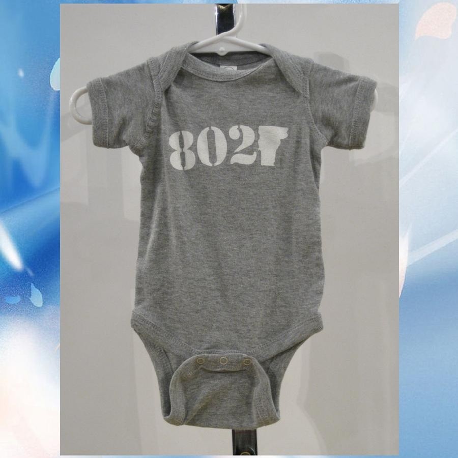 802 Classic onesie (cow) (Sport Grey/White)