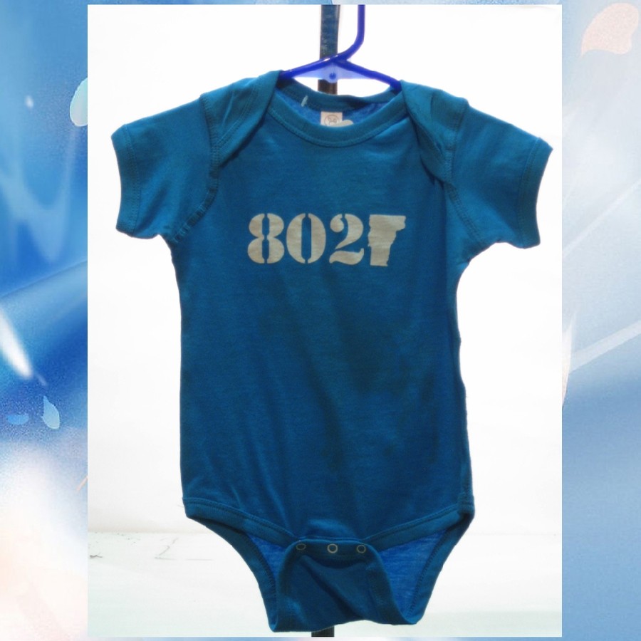 802 Classic Onesie (Moose) (turquoise/White)