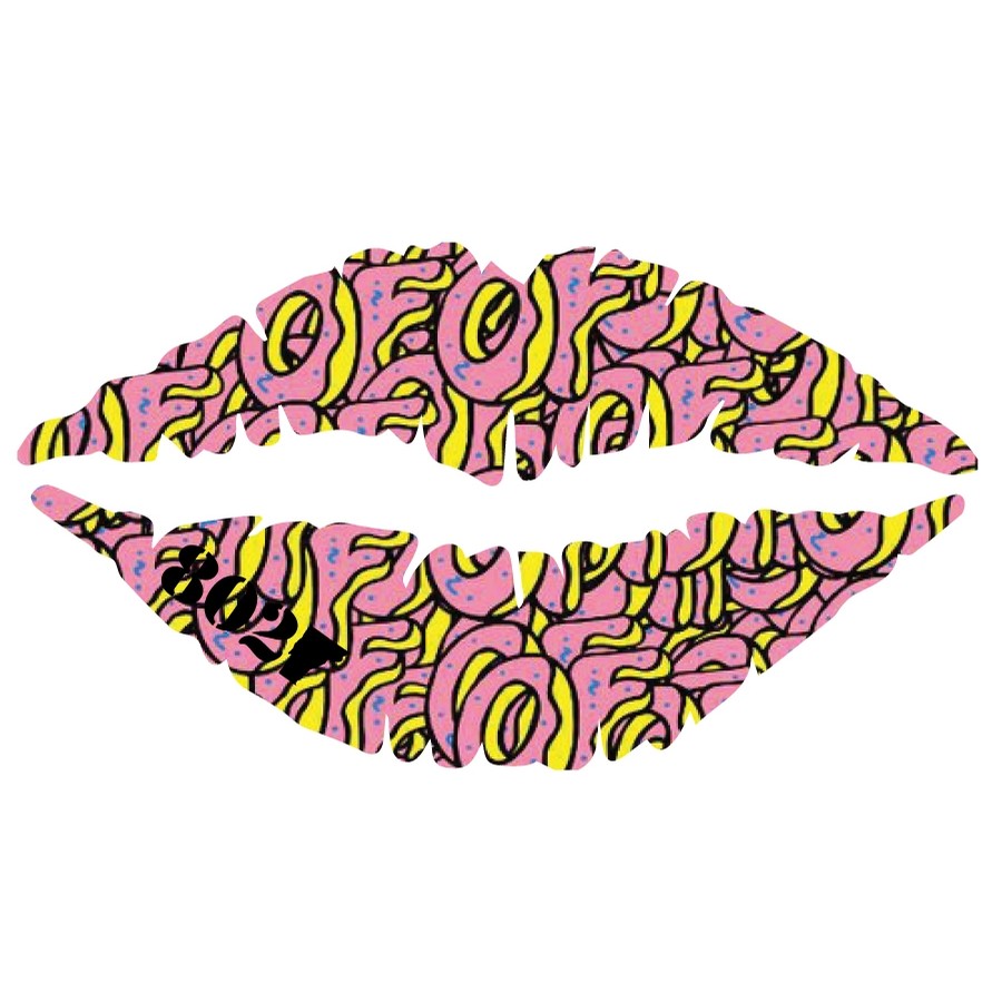 802 Lips sticker