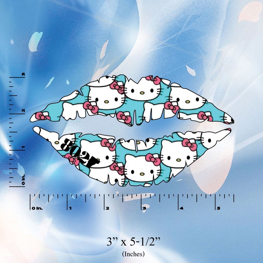 802 Lips Sticker (Hello Kitty)
