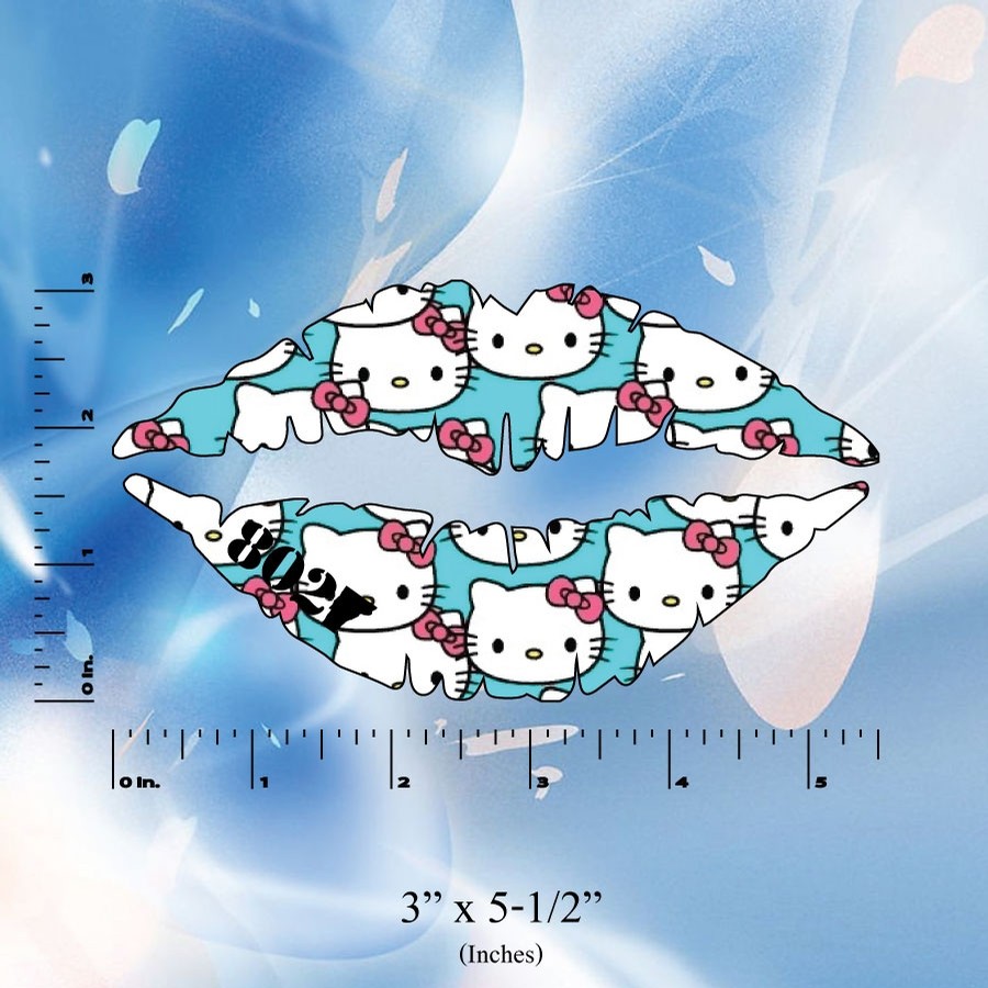 Lovermont 802 Lips Sticker (Hello Kitty)