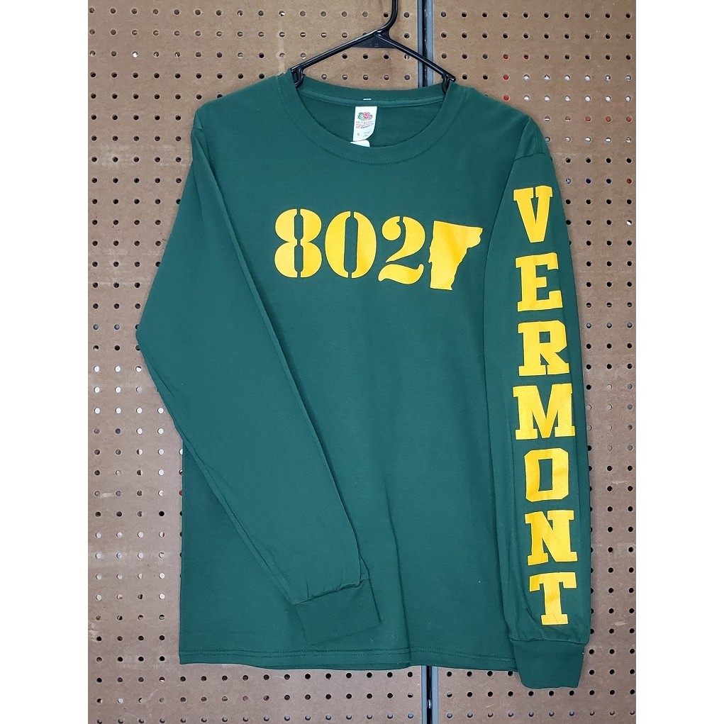 802 Classic VT Sleeve L/S (Forest/Yellow)