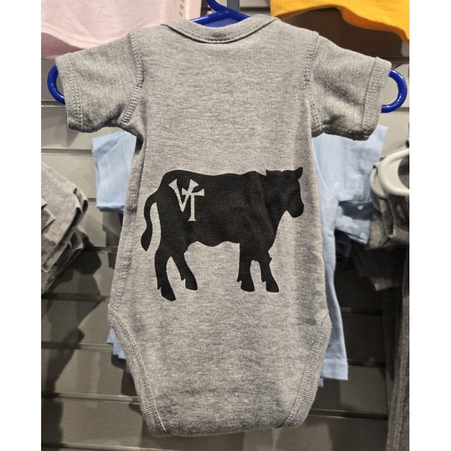 802 Classic Onesie (cow) (Sport Grey/Black)