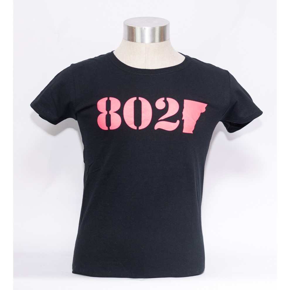 802 Classic Tee (Black/Hot Pink)