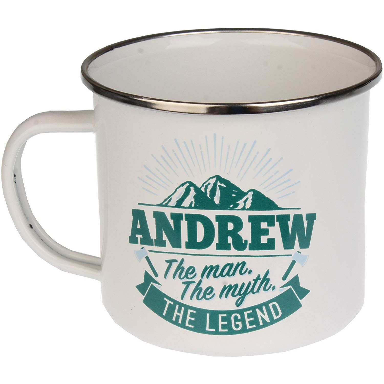 History & Heraldry Inc Top Guy Enamel Mugs (Andrew)
