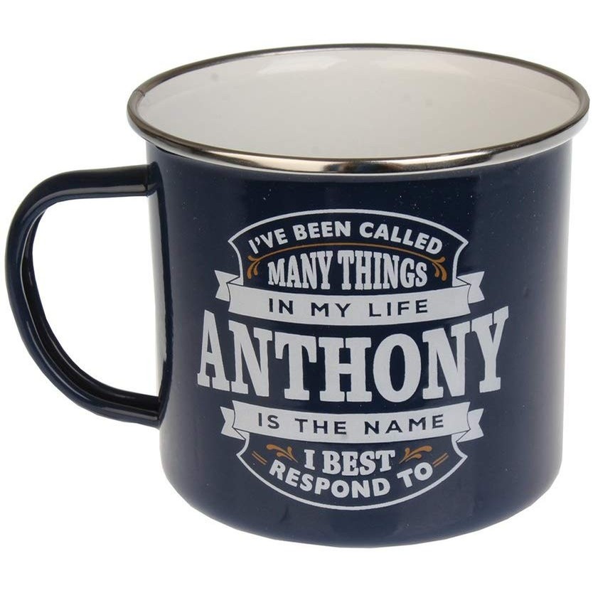 Top Guy Enamel Mugs (Anthony)