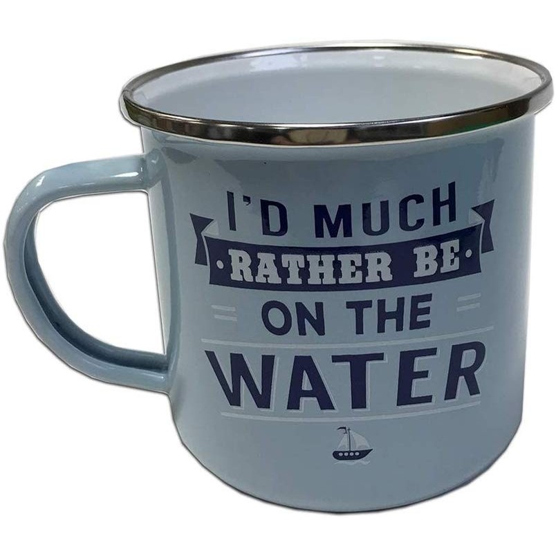 Top Guy Enamel Mugs (Boating)