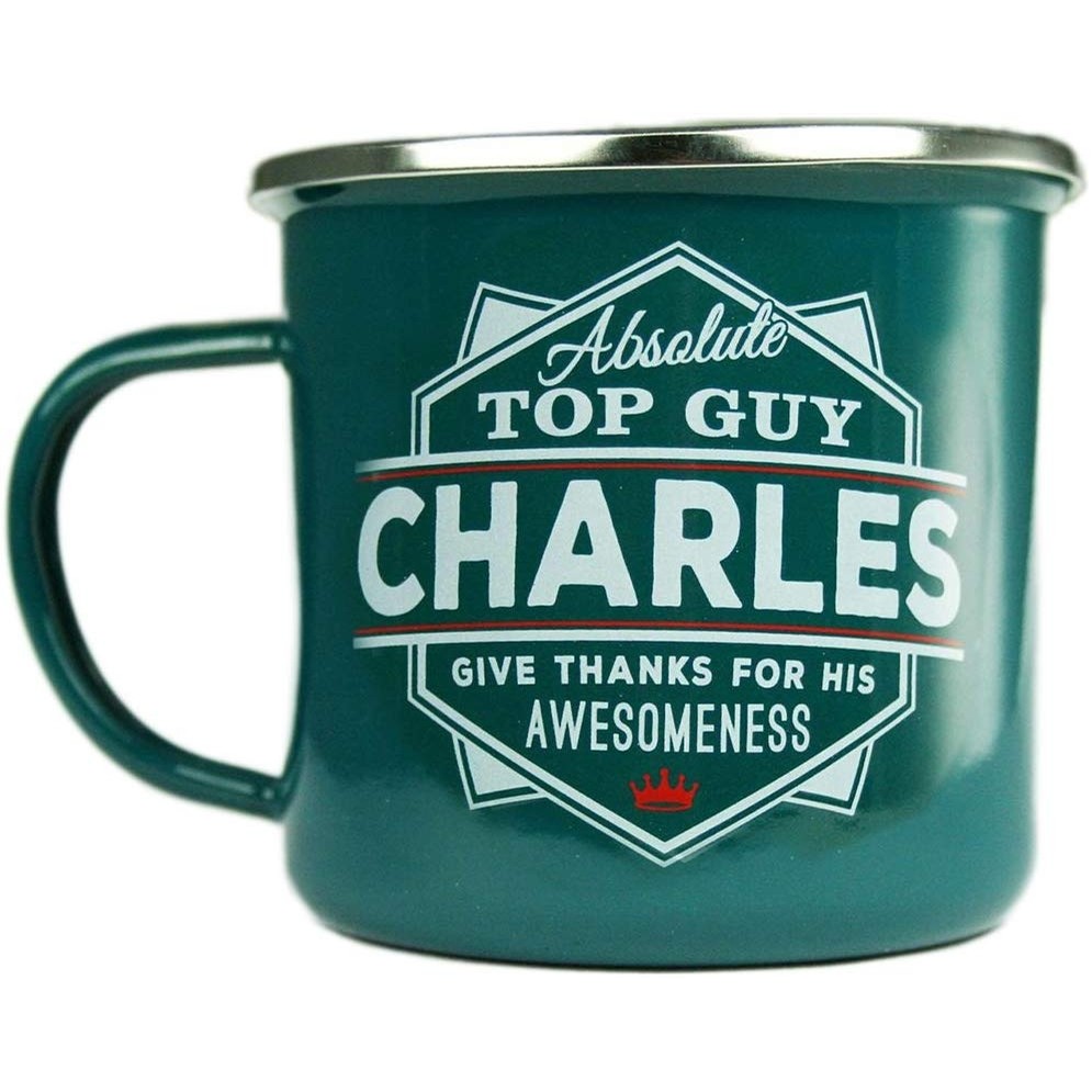 Top Guy Enamel Mugs (Charles)