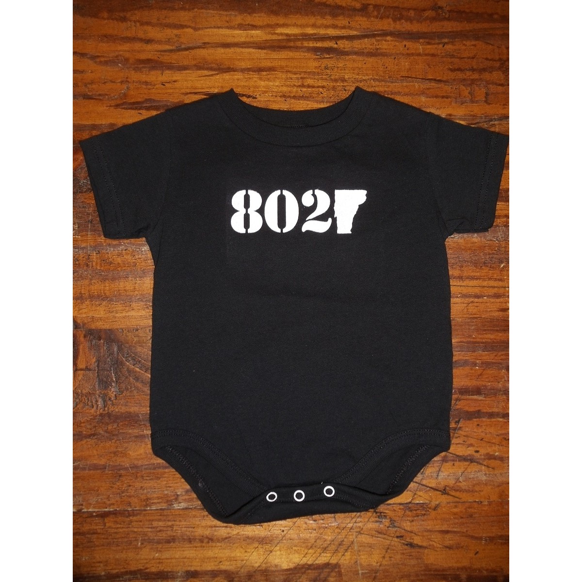 802 Classic onesie (cow) (Black/White)