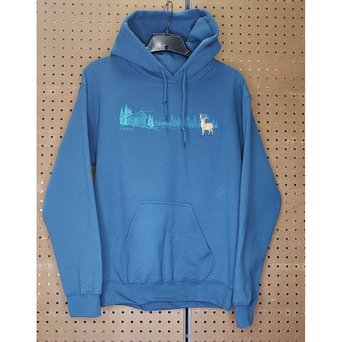 Vermont Real Tone Deer Emb Hood (Legion Blue)