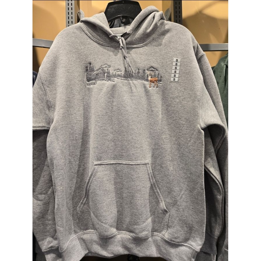Real Tone Deer Emb Hood (Sports Grey)