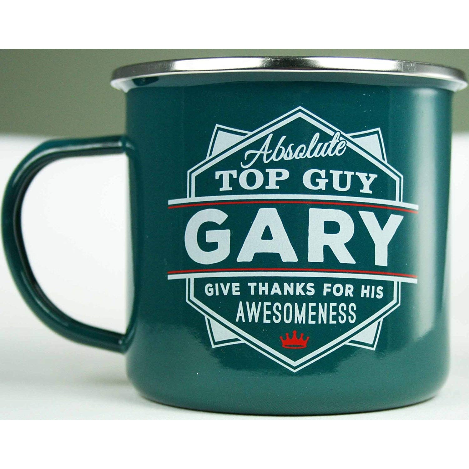 Top Guy Enamel Mugs (Gary)