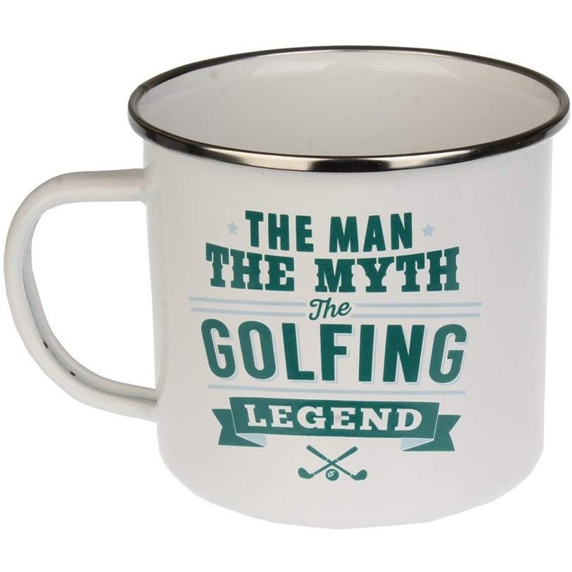 Top Guy Enamel Mugs (Golfing)