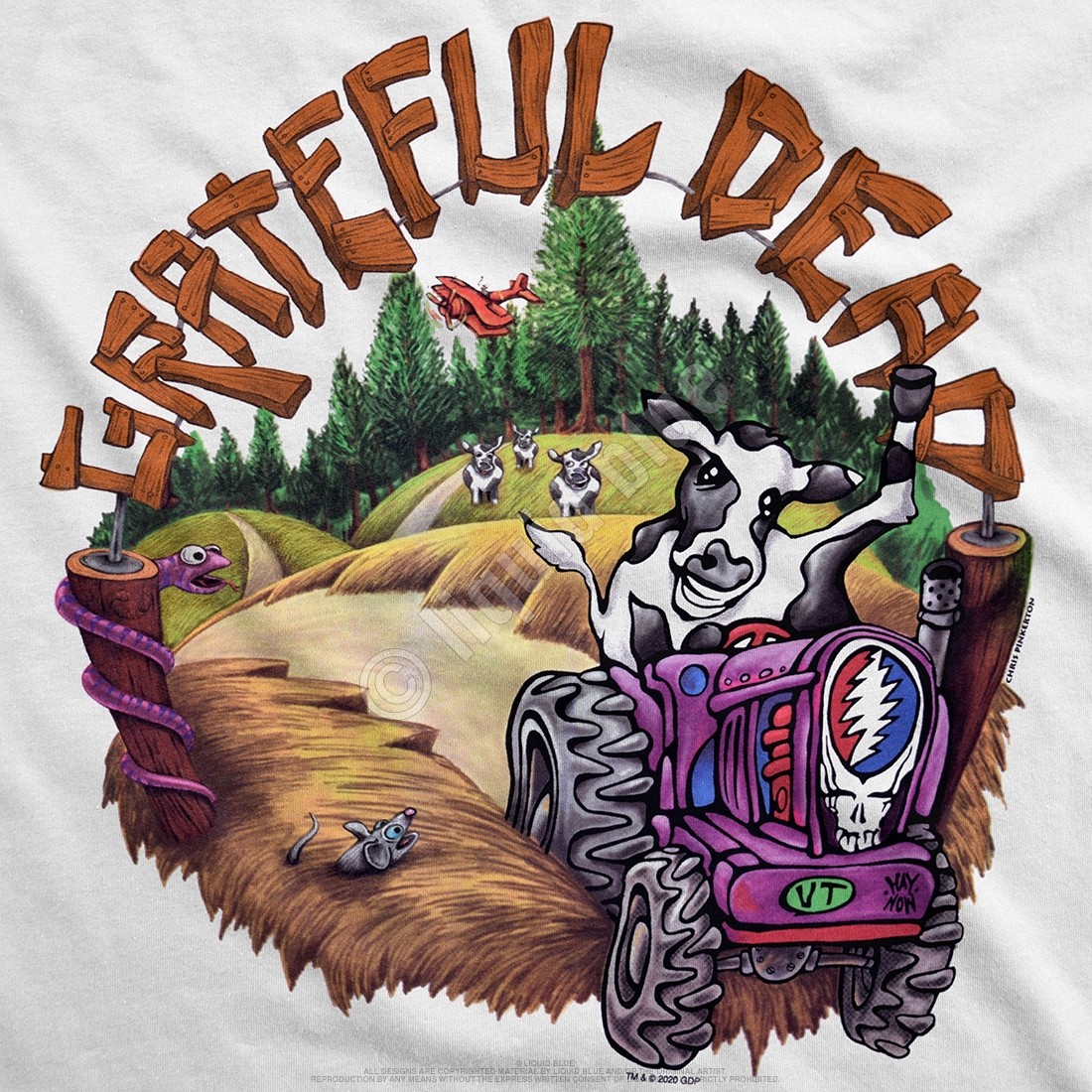 Grateful Dead HighGate Tee (white)