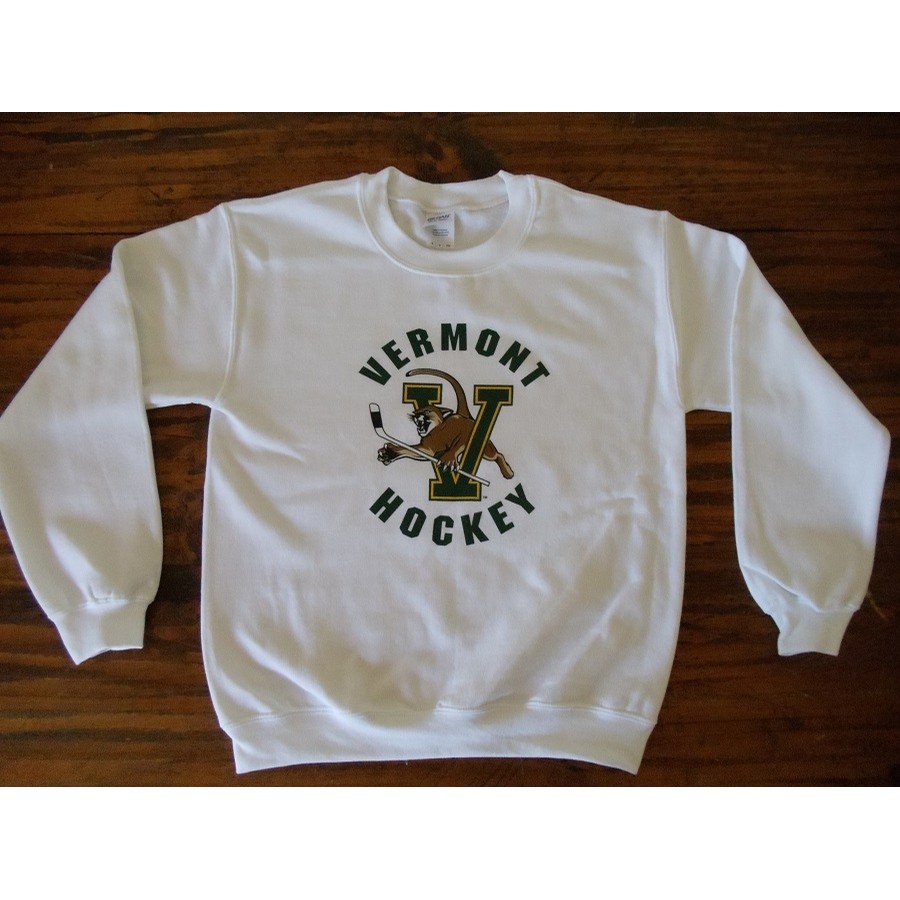 UVM Hockey Crew (White)