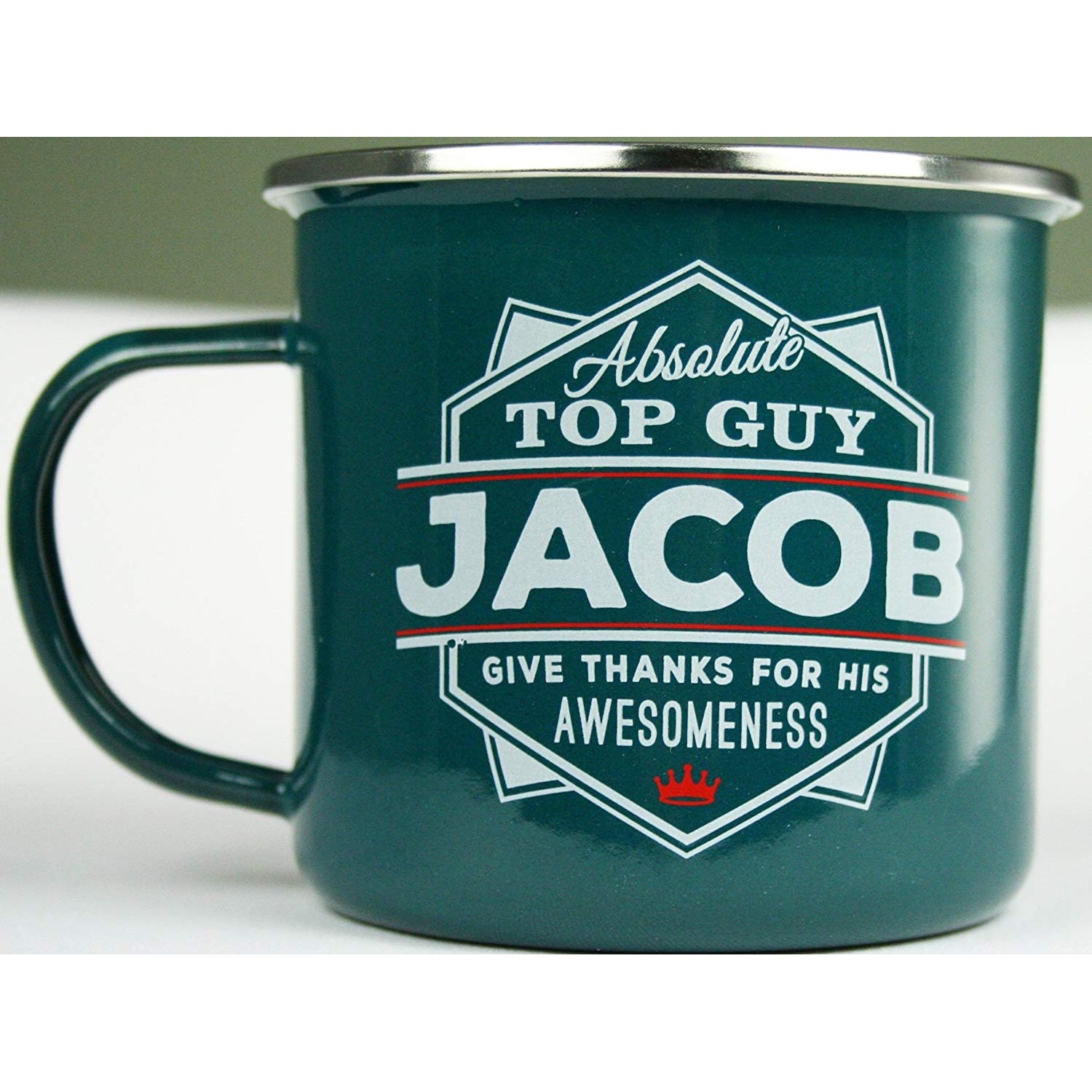 Top Guy Enamel Mugs (Jacob)