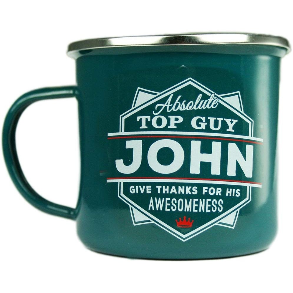 Top Guy Enamel Mugs (John)