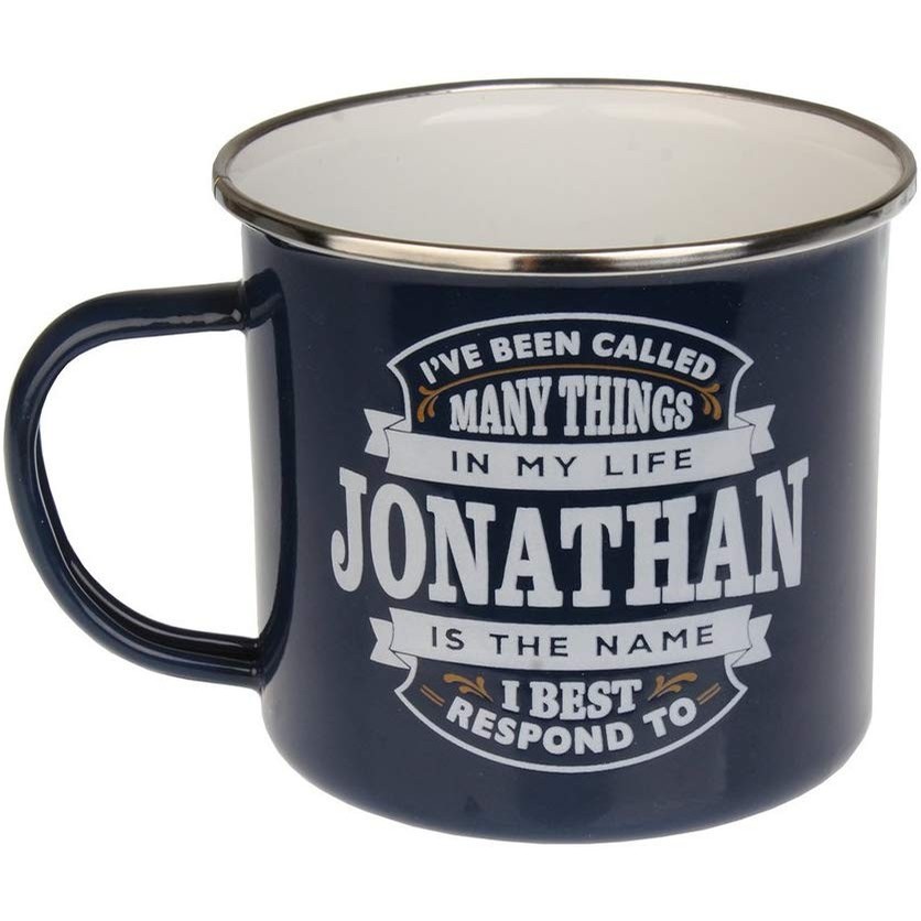 Top Guy Enamel Mugs (Jonathan)