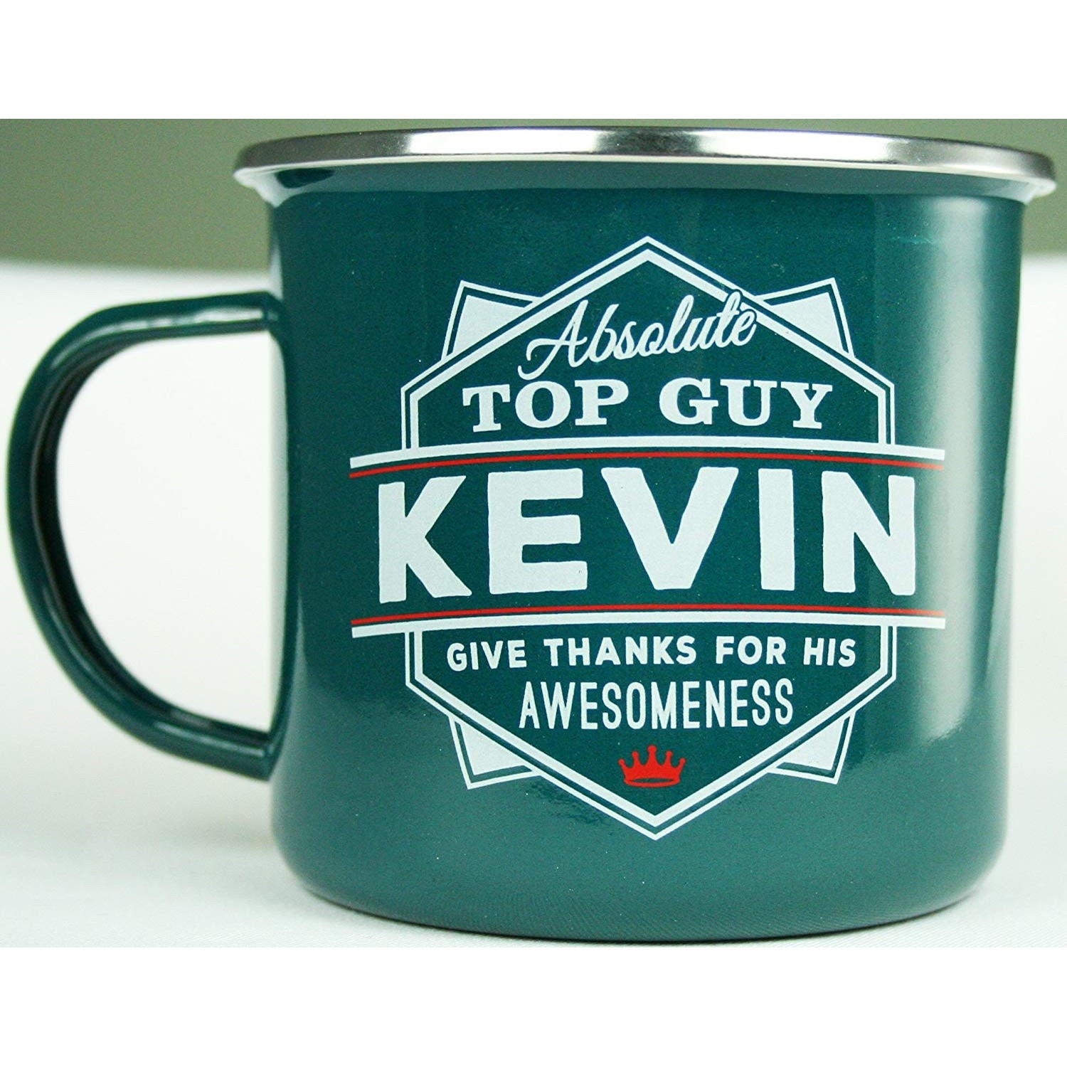 Top Guy Enamel Mugs (Kevin)