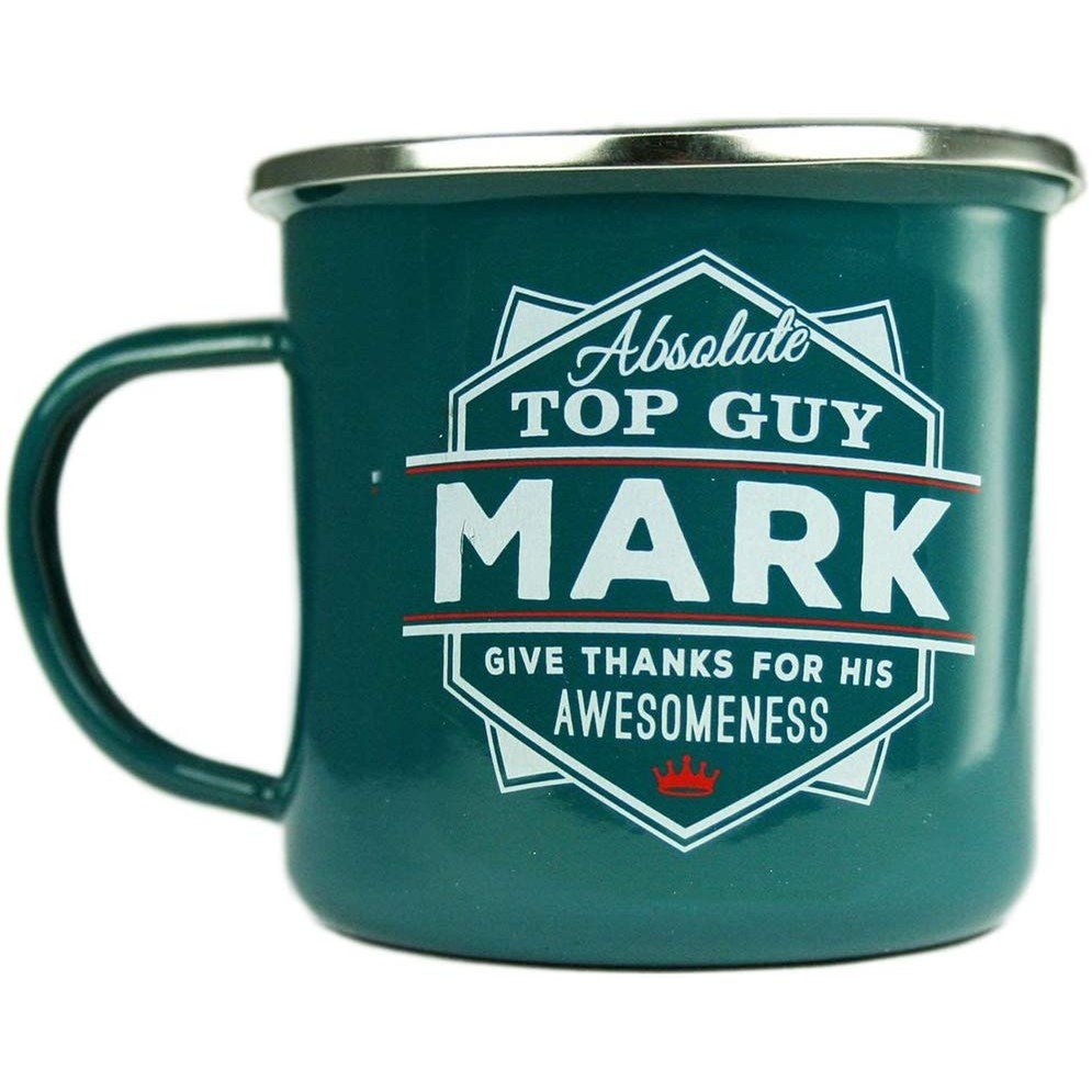 Top Guy Enamel Mugs (Mark)