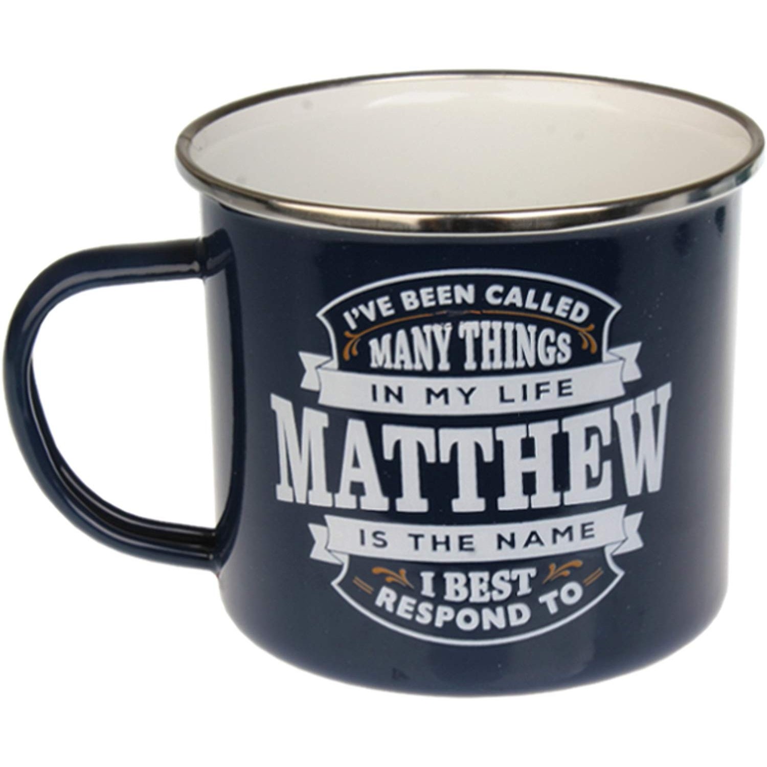 Top Guy Enamel Mugs (Matthew)