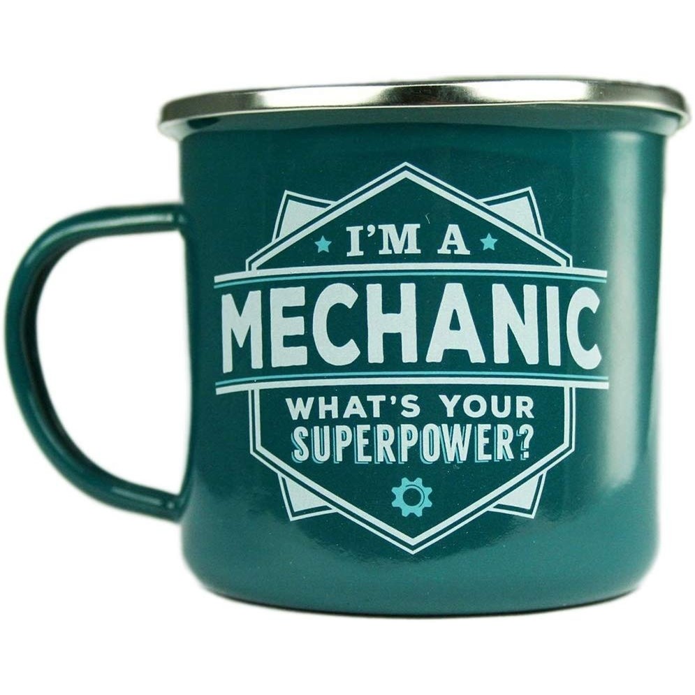 Top Guy Enamel Mugs (Mechanic)