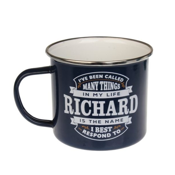 Top Guy Enamel Mugs (Richard)