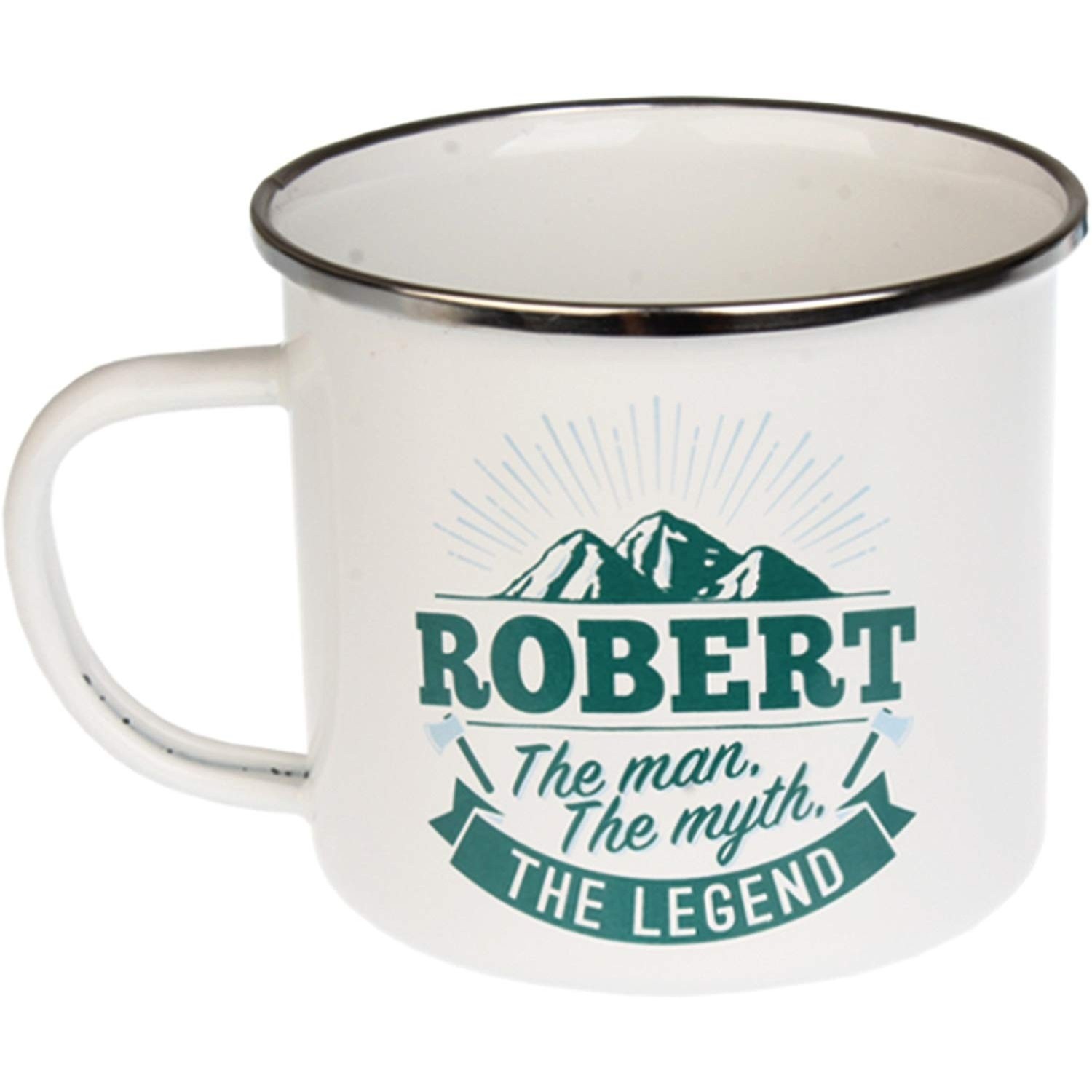 Top Guy Enamel Mugs (Robert)