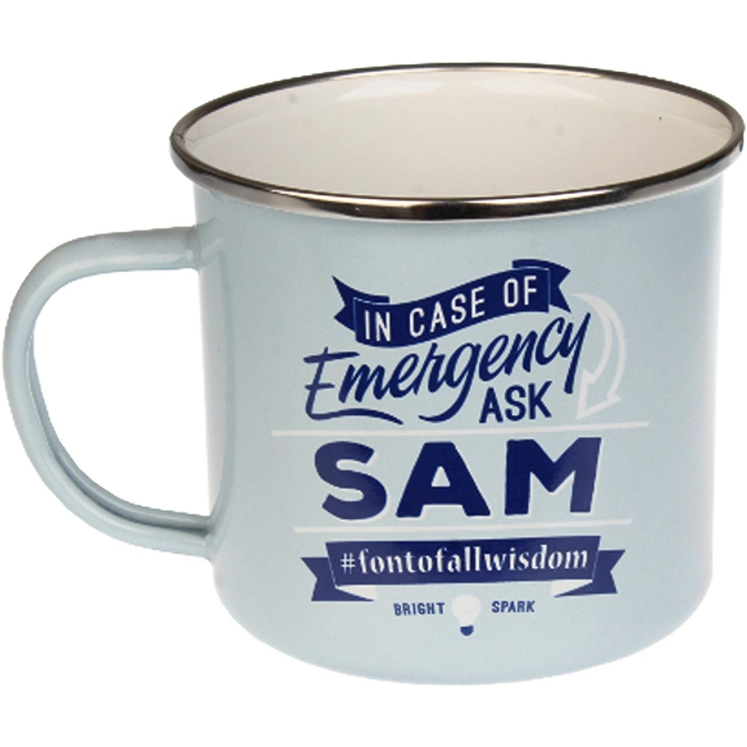 History & Heraldry Inc Top Guy Enamel Mugs (Sam)