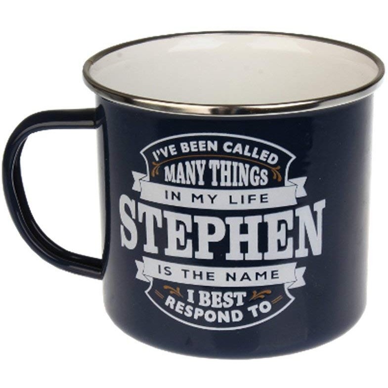 Top Guy Enamel Mugs (Stephen)