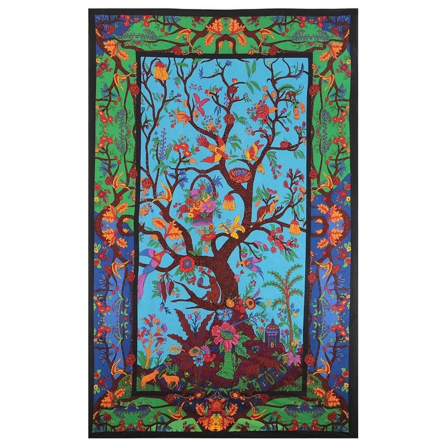 3D Color Life of Tree Tapestry
