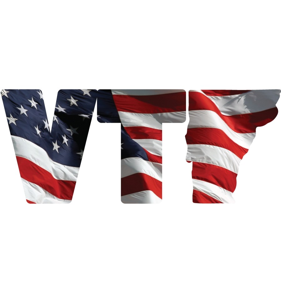 VT + State Sticker (American Flag)