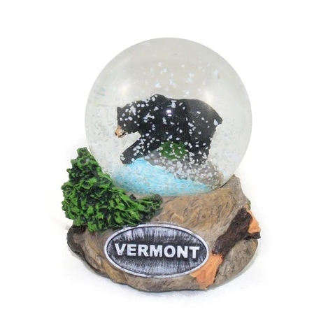 Vermont Illustrating Large Bear Snowglobe