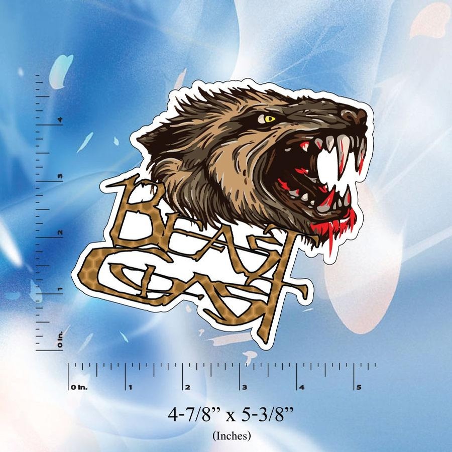 Beast Coast Bear Sticker