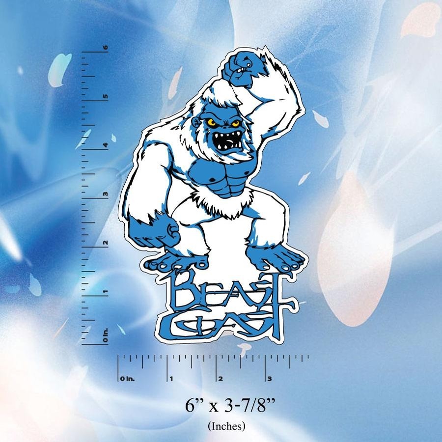 Lovermont Beast Coast sticker (yeti)