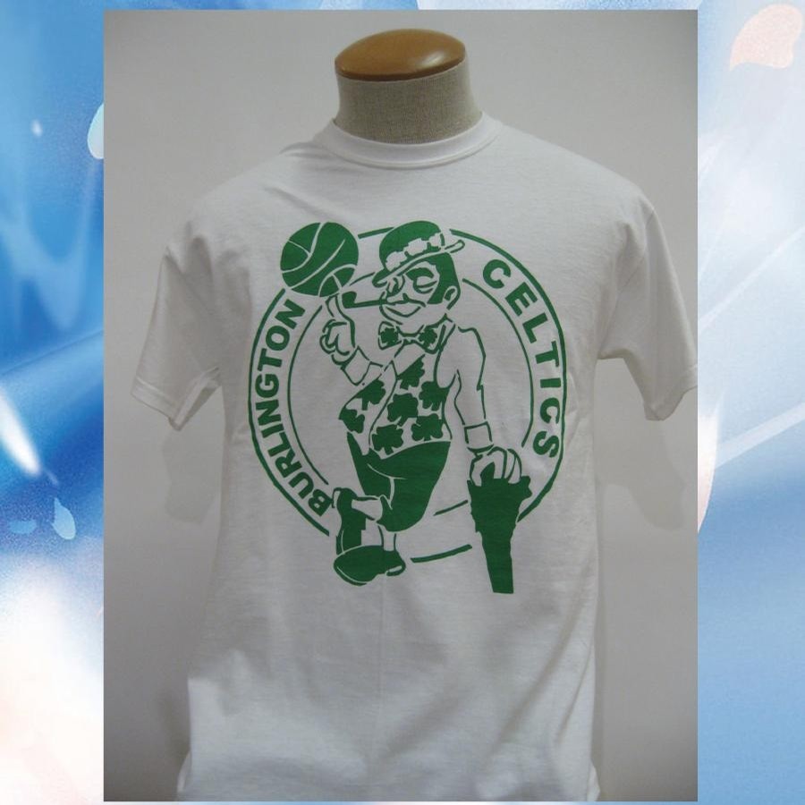 Burlington Celtics Tee (White/Forest)