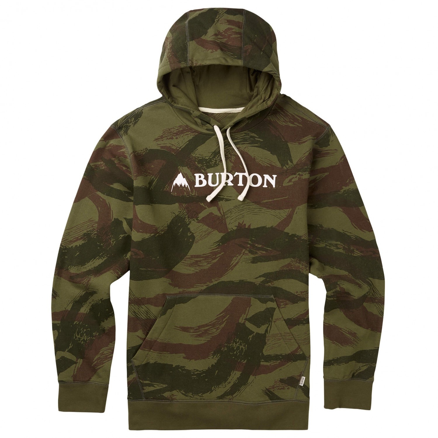 Burton Mountain Logo Horizontal Pullover Hood (Brush Camo)