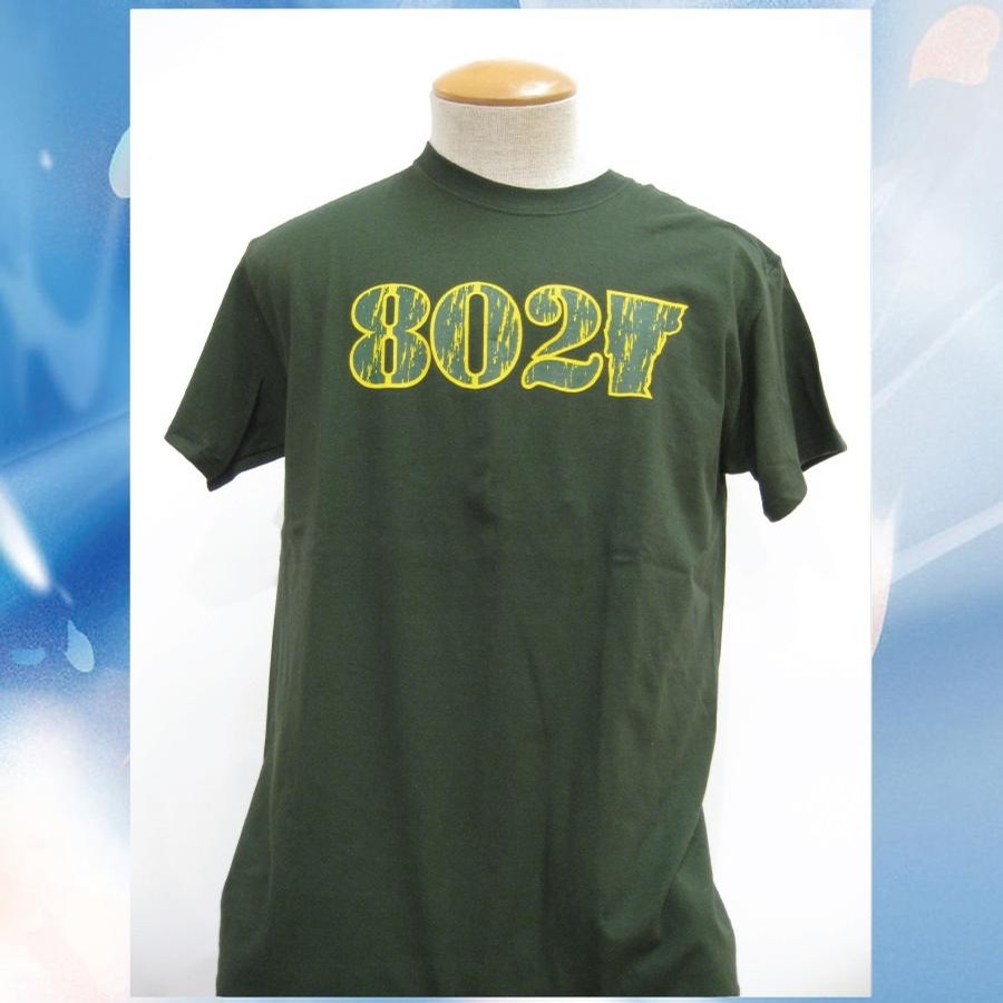 802 802 Classic Tee distressed (Forest/Yellow-Forest)