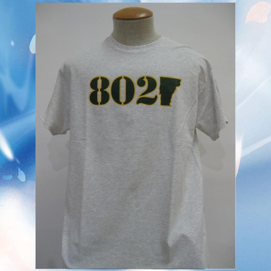 802 Classic Tee (Ash/Yellow-Forest