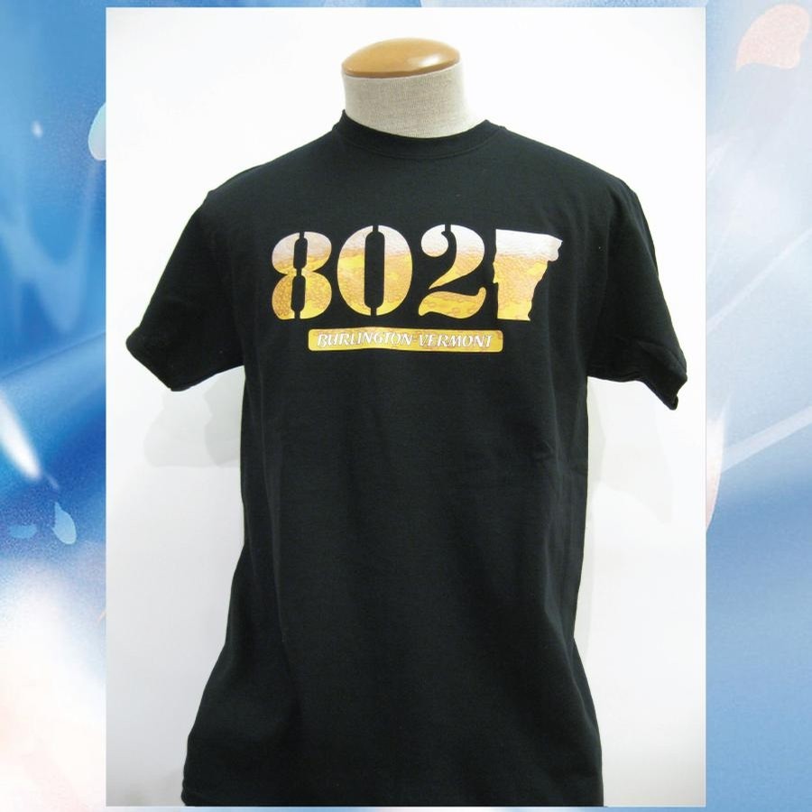 802 Classic tee (black/beer)